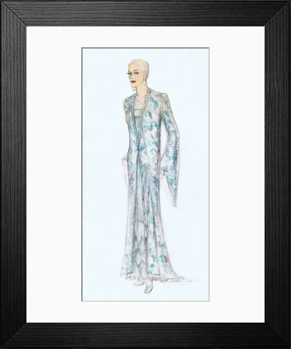 Framed Print : Costume design for New York stage, 1920s Framed Print : Costume design for New York stage, 1920s