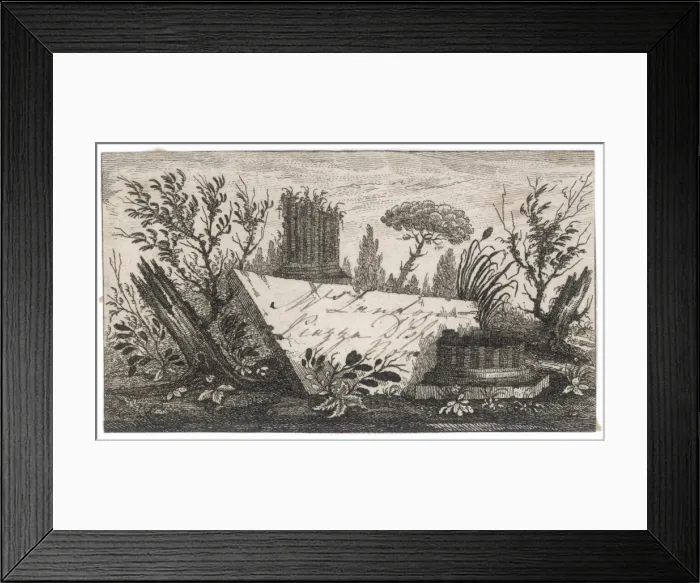 Framed Print : Grand Tour Visit Card Framed Print : Grand Tour Visit Card