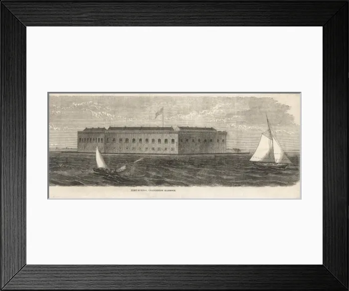 Framed Print : Fort Sumter Framed Print : Fort Sumter