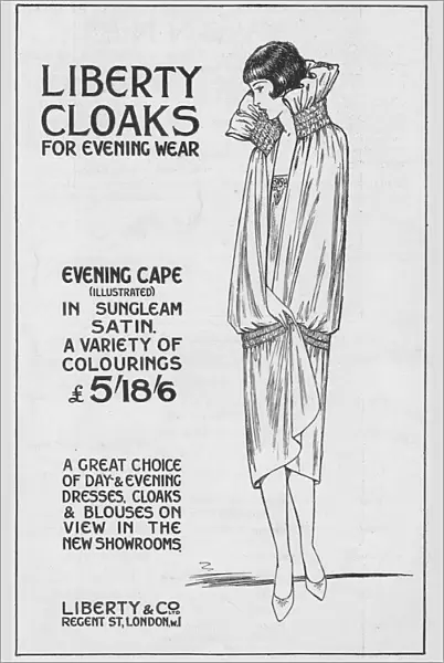 Advert for Liberty Cloaks, 1927