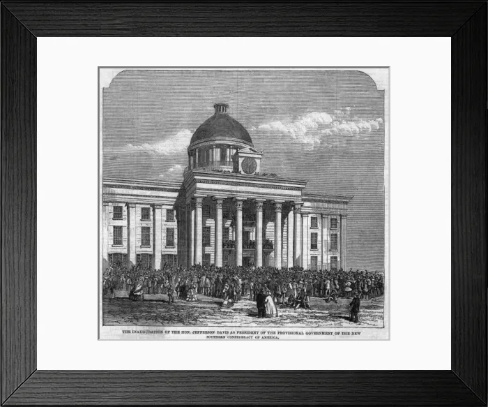 Framed Print : Davis Inaugurated Framed Print : Davis Inaugurated