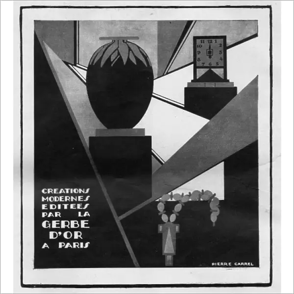 Advert for modern creations by Gerbe d Or, 1920s, Paris