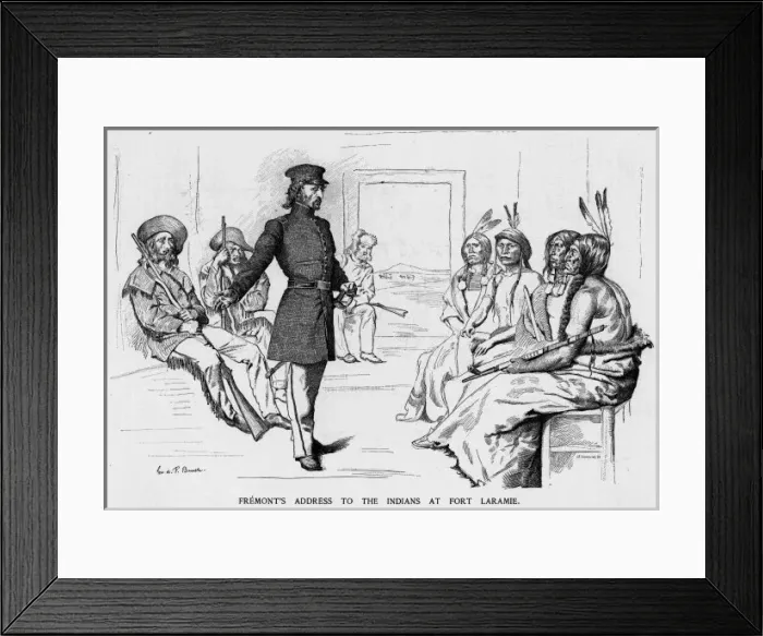 Framed Print : Fremont Exploration 4 Framed Print : Fremont Exploration 4