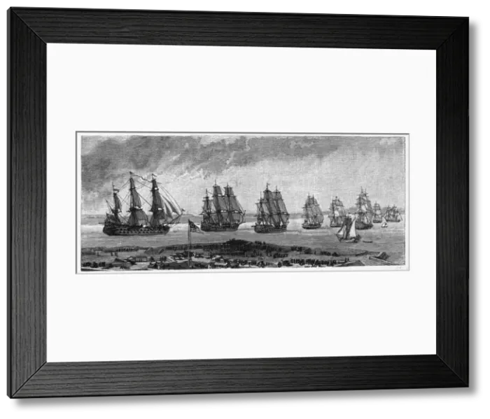 Framed Print : British Leave USA Framed Print : British Leave USA