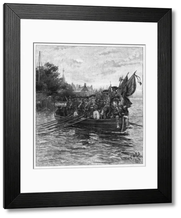 Framed Print : British Leave USA - 2 Framed Print : British Leave USA - 2