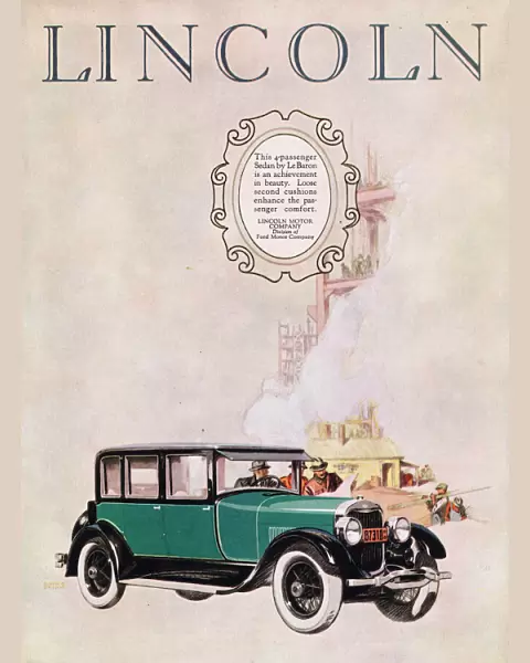 Advert for Lincoln Motor Company, 1926
