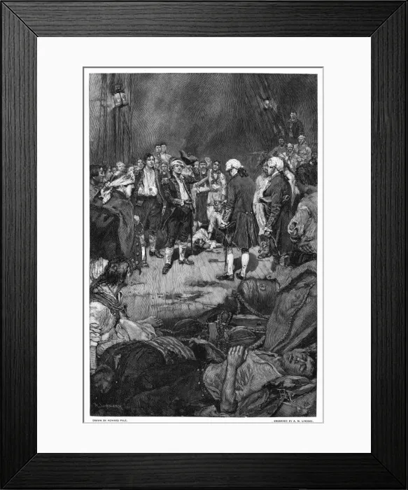 Framed Print : Paul Jones V the Serapis Framed Print : Paul Jones V the Serapis