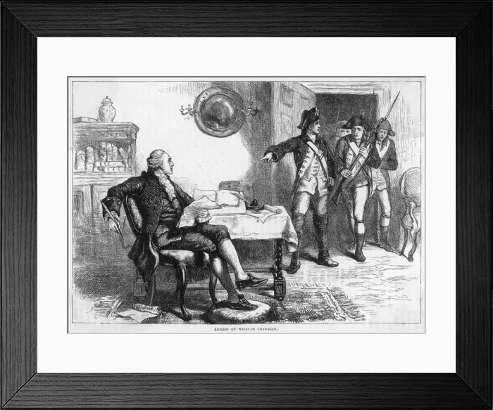Framed Print : Wm Franklin Arrested Framed Print : Wm Franklin Arrested
