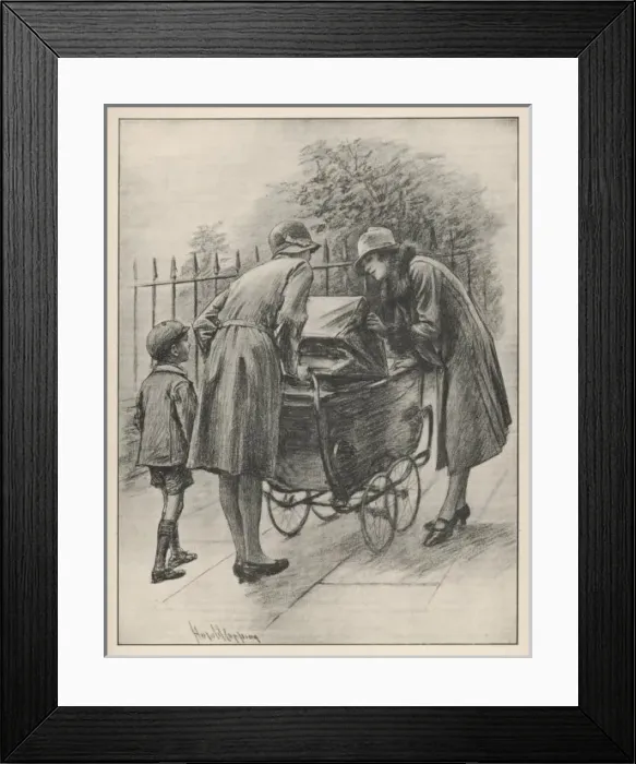 Framed Print : Admiring Baby Framed Print : Admiring Baby