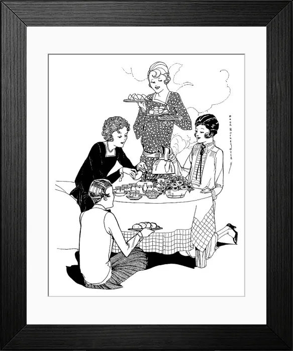 Framed Print : Ladies Afternoon Tea Framed Print : Ladies Afternoon Tea