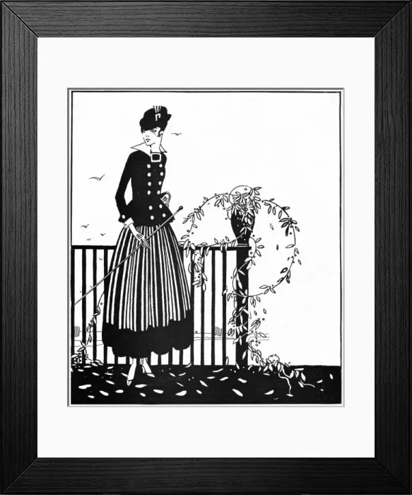 Framed Print : Art deco illustration, 1915 Framed Print : Art deco illustration, 1915