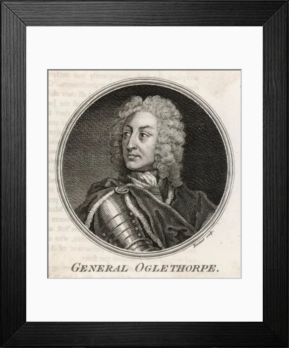 Framed Print : James Edward Oglethorpe Framed Print : James Edward Oglethorpe