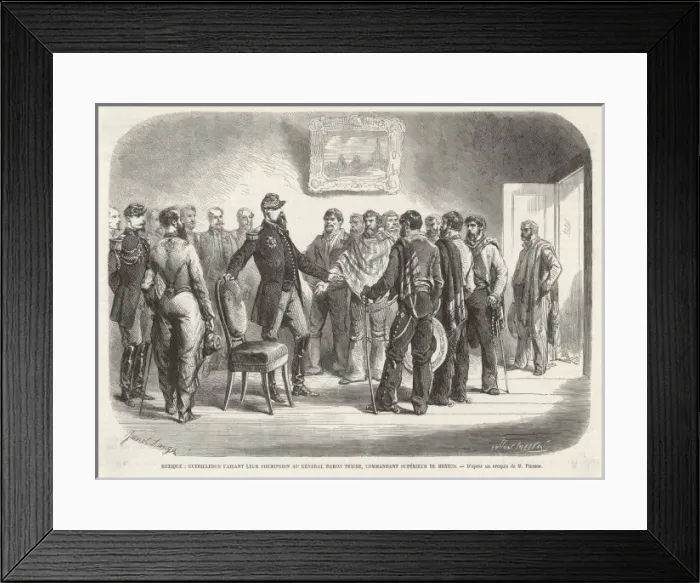 Framed Print : Guerilleros in Mexico Framed Print : Guerilleros in Mexico