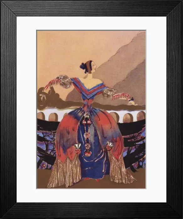 Framed Print : Illustration by Gladys Spencer Curling Framed Print : Illustration by Gladys Spencer Curling