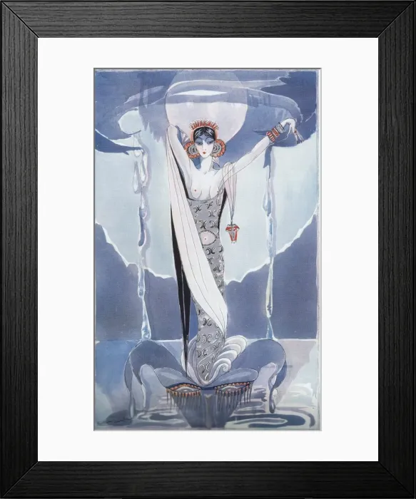 Framed Print : Illustration by Gladys Spencer Curling Framed Print : Illustration by Gladys Spencer Curling