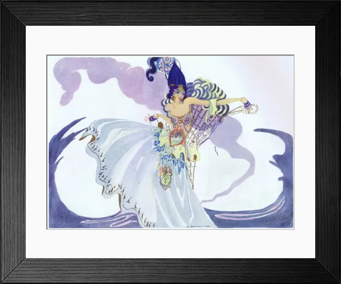 Framed Print : Illustration by Gladys Spencer Curling Framed Print : Illustration by Gladys Spencer Curling
