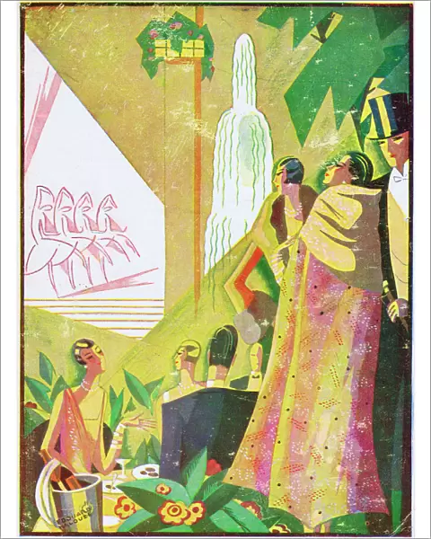 Programme cover for Theatre Moncey, Paris, 1932