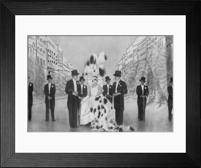 Framed Print : The Rocky Twins with Mistinguett in Paris Miss, 1929 Framed Print : The Rocky Twins with Mistinguett in Paris Miss, 1929