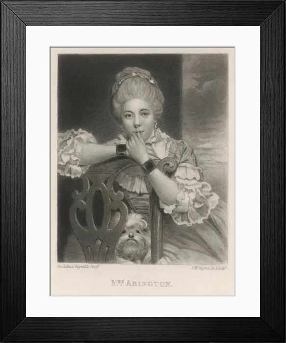 Framed Print : Frances Abington Framed Print : Frances Abington