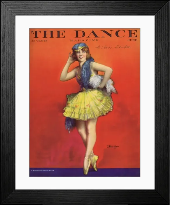 Framed Print : Cover of Dance magazine, June 1926 Framed Print : Cover of Dance magazine, June 1926