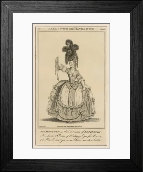 Framed Print : Frances Abington - 4 Framed Print : Frances Abington - 4