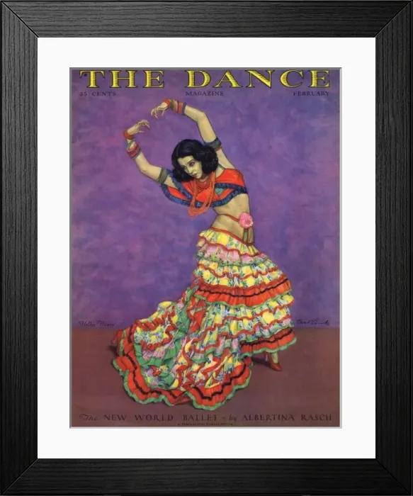 Framed Print : Cover of Dance magazine, February 1929 Framed Print : Cover of Dance magazine, February 1929