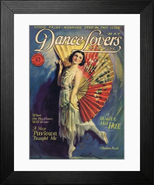 Framed Print : Cover of Dance magazine, May 1925 Framed Print : Cover of Dance magazine, May 1925