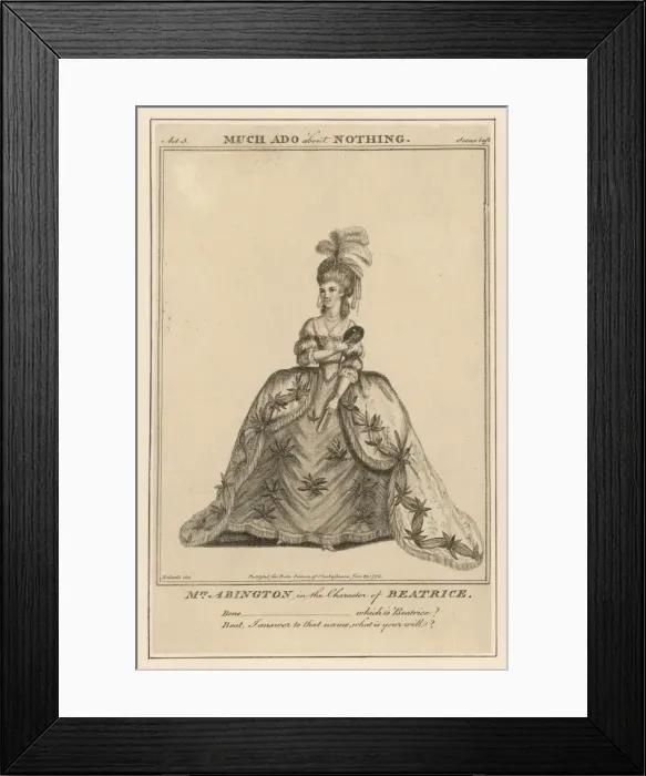 Framed Print : Frances Abington - 5 Framed Print : Frances Abington - 5
