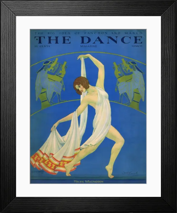 Framed Print : Cover of Dance magazine, March 1929 Framed Print : Cover of Dance magazine, March 1929