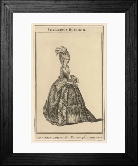 Framed Print : Frances Abington - 6 Framed Print : Frances Abington - 6
