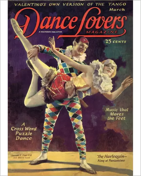 Cover of Dance magazine, March 1925