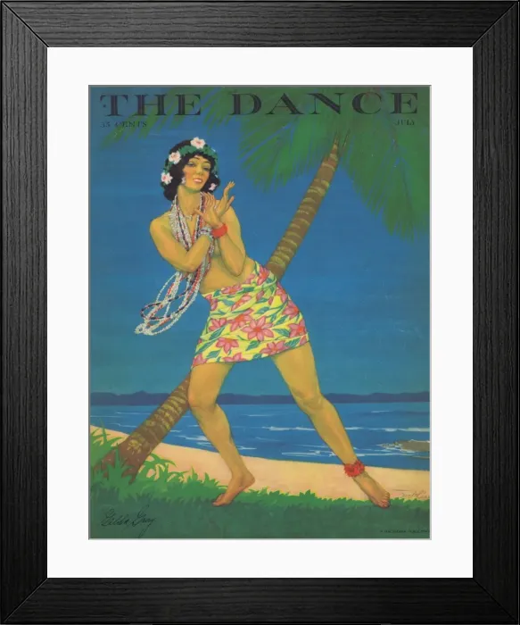 Framed Print : Cover of Dance magazine, July 1927 Framed Print : Cover of Dance magazine, July 1927