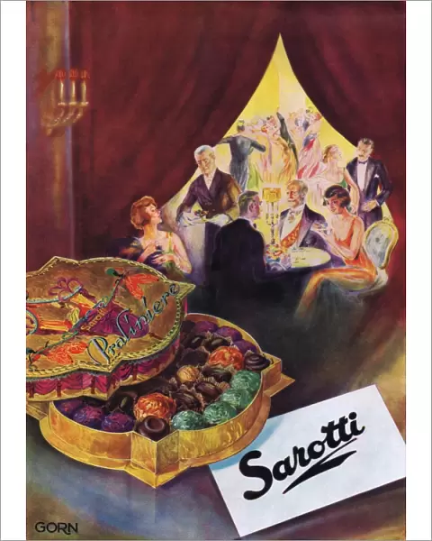 Advert for Sarotti chocolate, Berlin, 1926