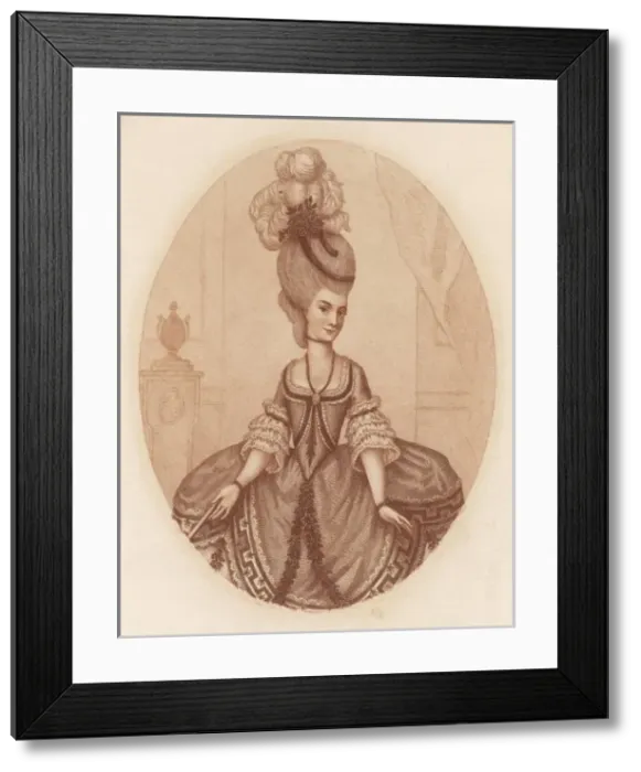 Framed Print : Frances Abington - 8 Framed Print : Frances Abington - 8