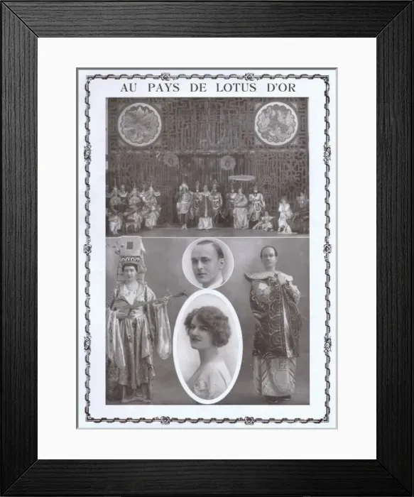 Framed Print : En Pleine Folie at the Folies Bergere Framed Print : En Pleine Folie at the Folies Bergere
