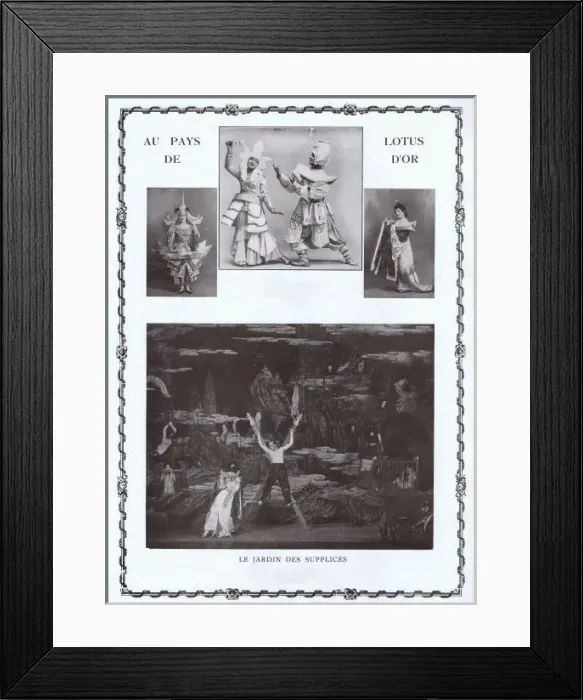 Framed Print : En Pleine Folie at the Folies Bergere Framed Print : En Pleine Folie at the Folies Bergere