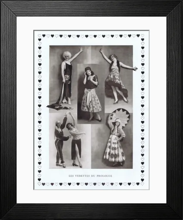 Framed Print : Couers En Folie at the Folies Bergere Framed Print : Couers En Folie at the Folies Bergere