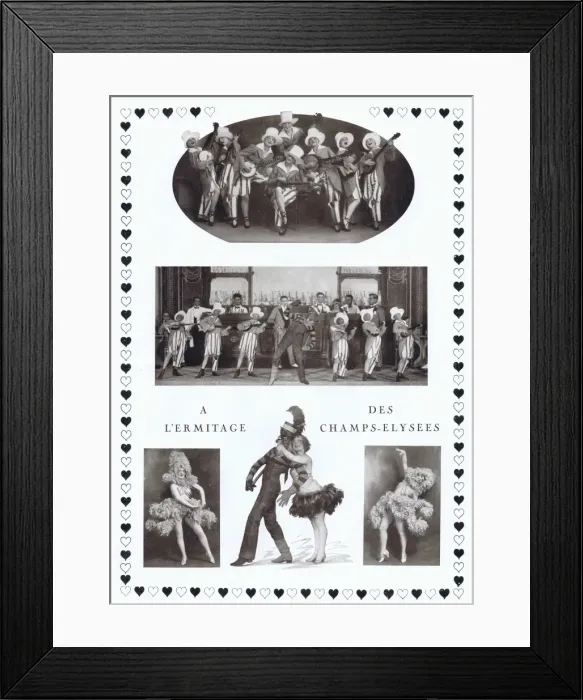 Framed Print : Couers En Folie at the Folies Bergere Framed Print : Couers En Folie at the Folies Bergere