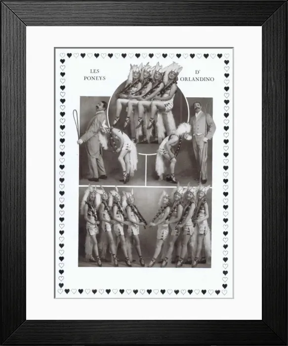 Framed Print : Couers En Folie at the Folies Bergere Framed Print : Couers En Folie at the Folies Bergere
