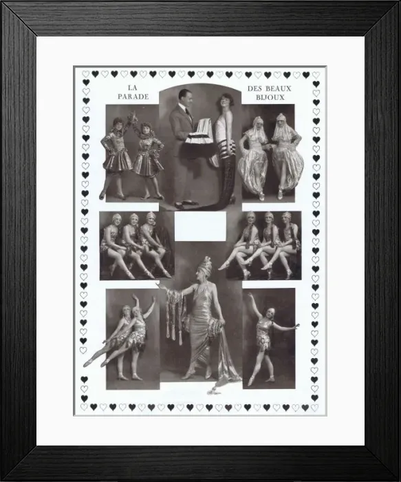 Framed Print : Couers En Folie at the Folies Bergere Framed Print : Couers En Folie at the Folies Bergere