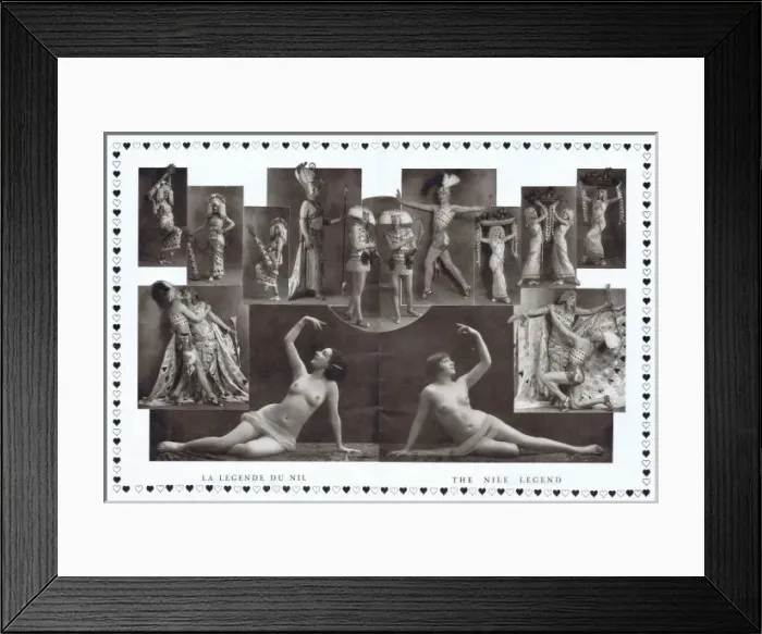 Framed Print : Couers En Folie at the Folies Bergere Framed Print : Couers En Folie at the Folies Bergere