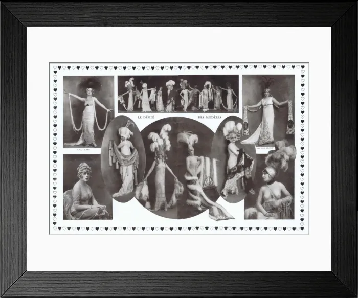 Framed Print : Couers En Folie at the Folies Bergere Framed Print : Couers En Folie at the Folies Bergere
