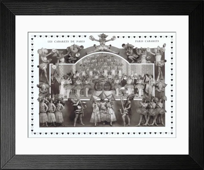 Framed Print : Couers En Folie at the Folies Bergere Framed Print : Couers En Folie at the Folies Bergere