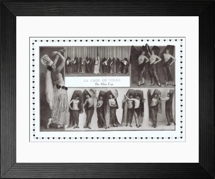 Framed Print : Couers En Folie at the Folies Bergere Framed Print : Couers En Folie at the Folies Bergere