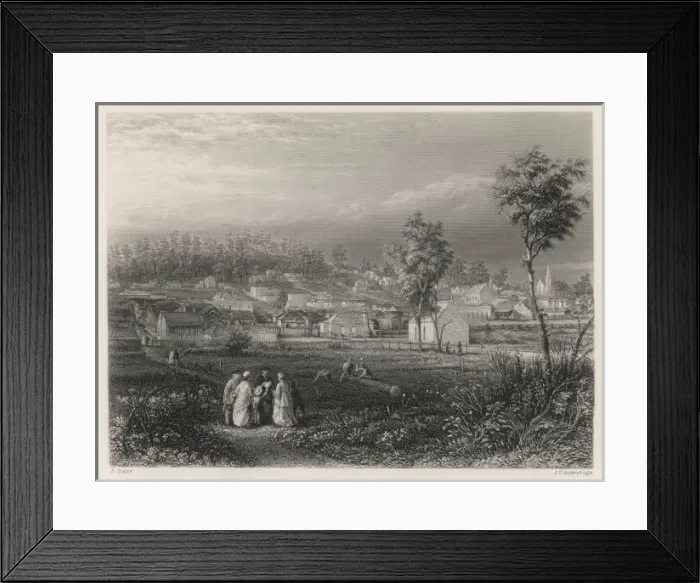 Framed Print : Daylesford Victoria Framed Print : Daylesford Victoria