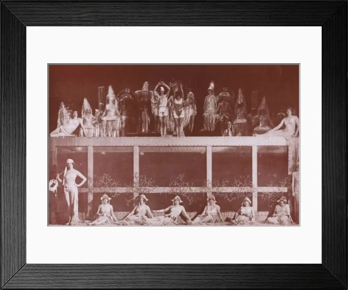 Framed Print : L Aquarium scene from the Casino de Paris, Paris Framed Print : L Aquarium scene from the Casino de Paris, Paris