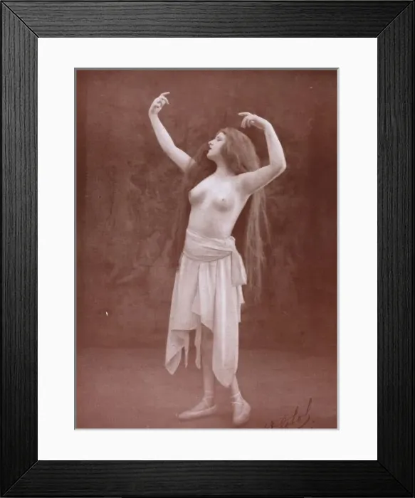 Framed Print : Mlle Paulette from the Moulin Rouge, Paris Framed Print : Mlle Paulette from the Moulin Rouge, Paris