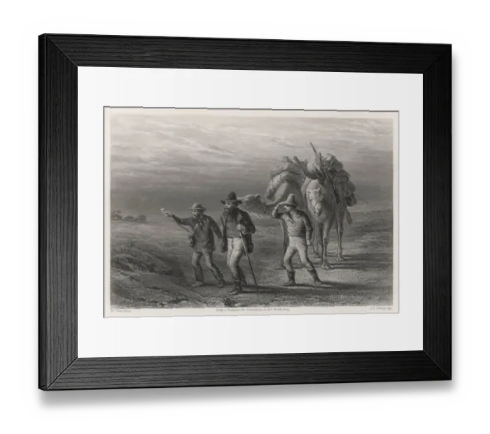 Framed Print : Burke Wills Expedition Framed Print : Burke Wills Expedition