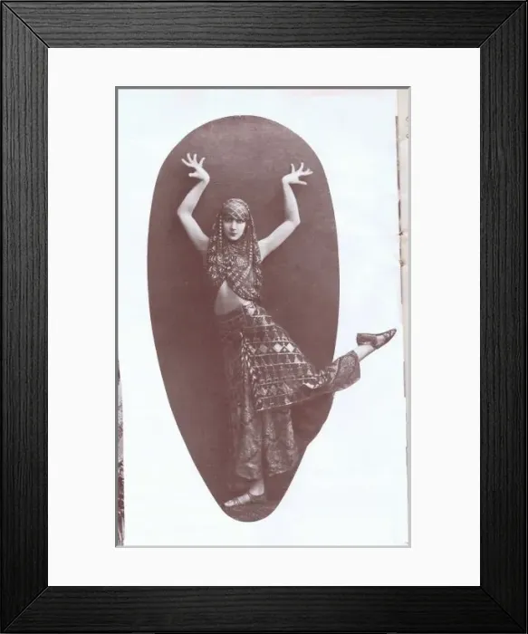 Framed Print : Vana-Yami, one of the dancers at the Moulin Rouge Framed Print : Vana-Yami, one of the dancers at the Moulin Rouge