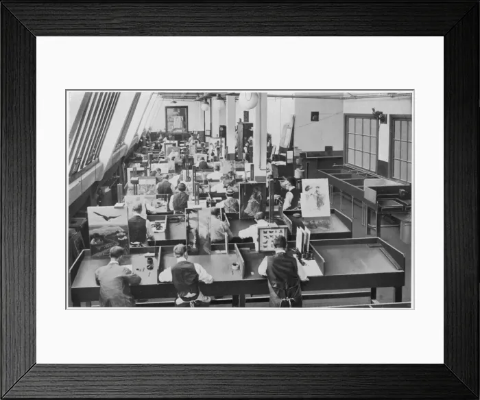 Framed Print : Re-Etchers, Finishers Framed Print : Re-Etchers, Finishers